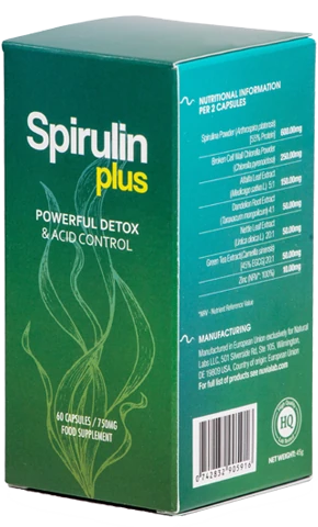 Singola bottiglia di Spirulin Plus, un mese di fornitura