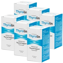 Pacchetto da 6 flaconi di Thyrolin per un trattamento prolungato