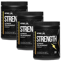 Pacchetto Standard di Nutrigo Lab Strength, composto da 3 confezioni.