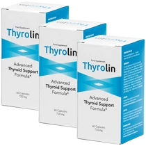 Pacchetto da 3 flaconi di Thyrolin per un trattamento standard