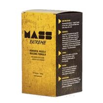 Una singola confezione di Mass Extreme, fornitura base per 1 mese.
