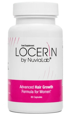 Confezione di Locerin, integratore per la crescita dei capelli