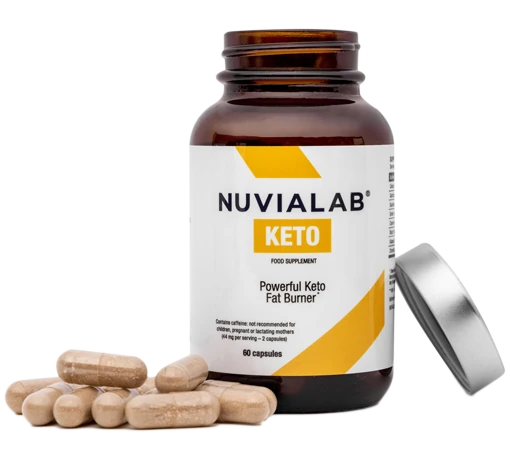 Singola bottiglia dell'integratore NuviaLab Keto