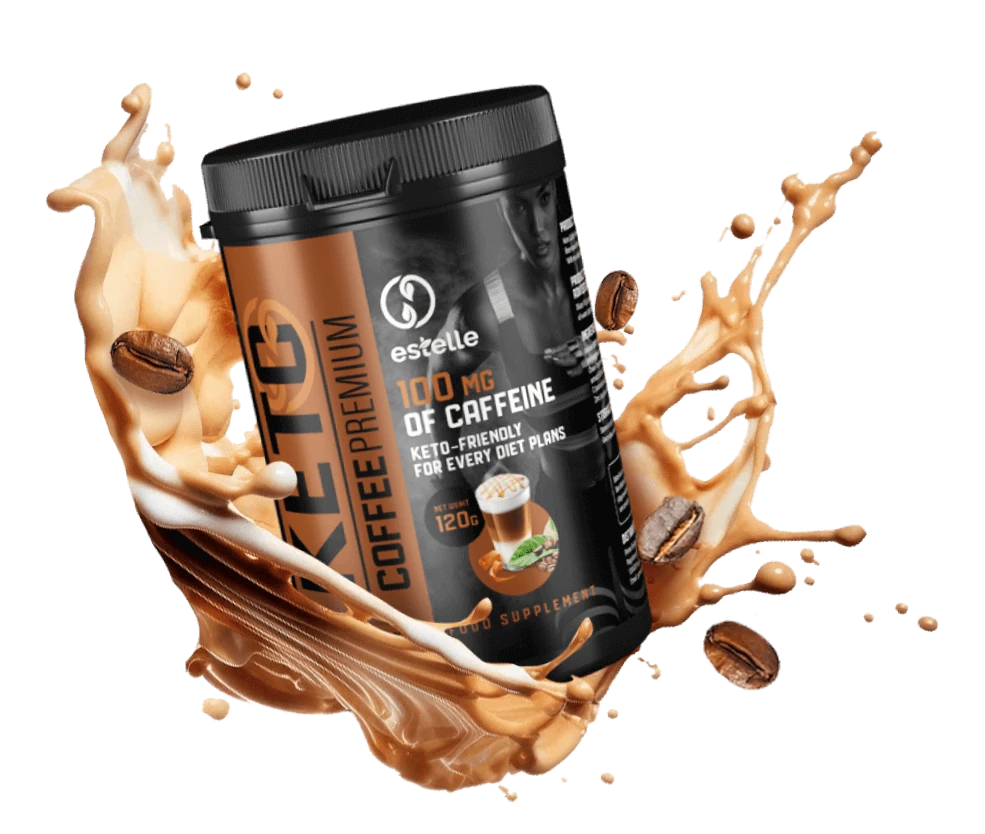 Confezione principale di Keto Coffee, un integratore per la gestione del peso.