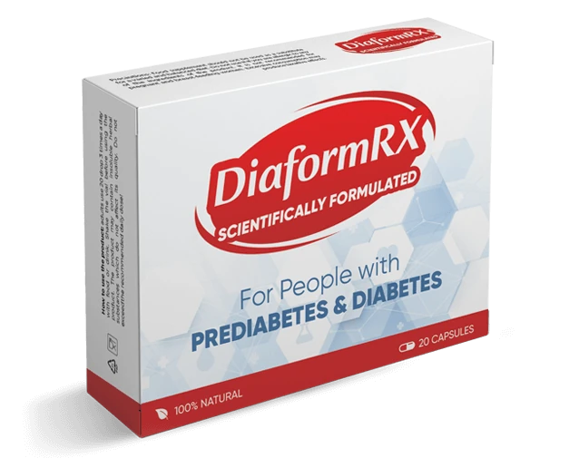 Confezione del supplemento DiaformRX per il supporto del diabete