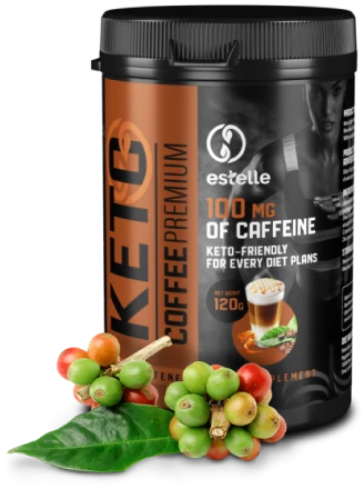 Immagine frontale del Keto Coffee, un prodotto per un dimagrimento efficace.