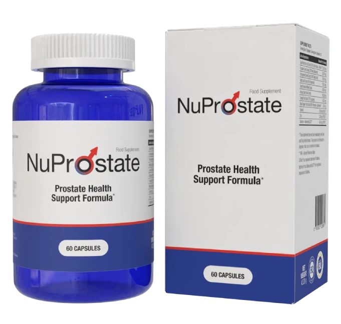 Confezione di NuProstate, integratore per la prostata.