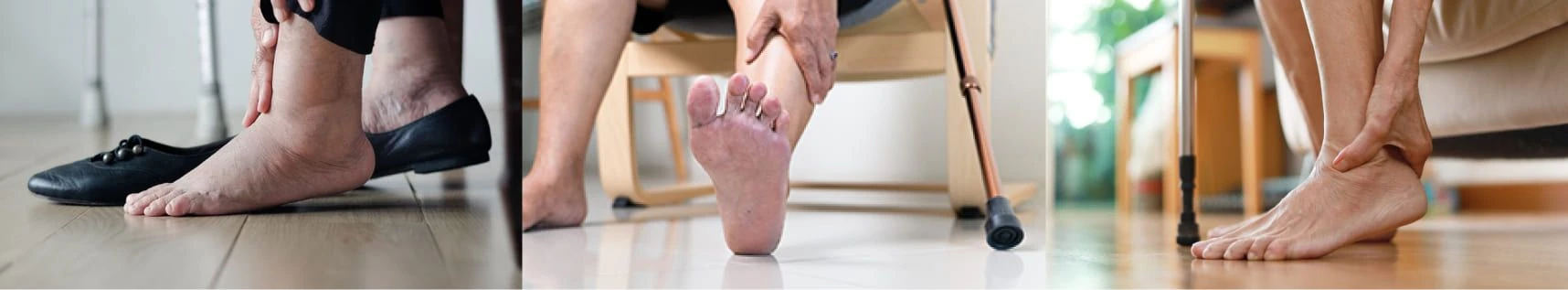 Immagine del corpo umano che mostra come il dolore ai piedi possa influenzare schiena, fianchi e ginocchia.