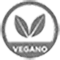 Icona che indica l'idoneità del prodotto per i vegani.